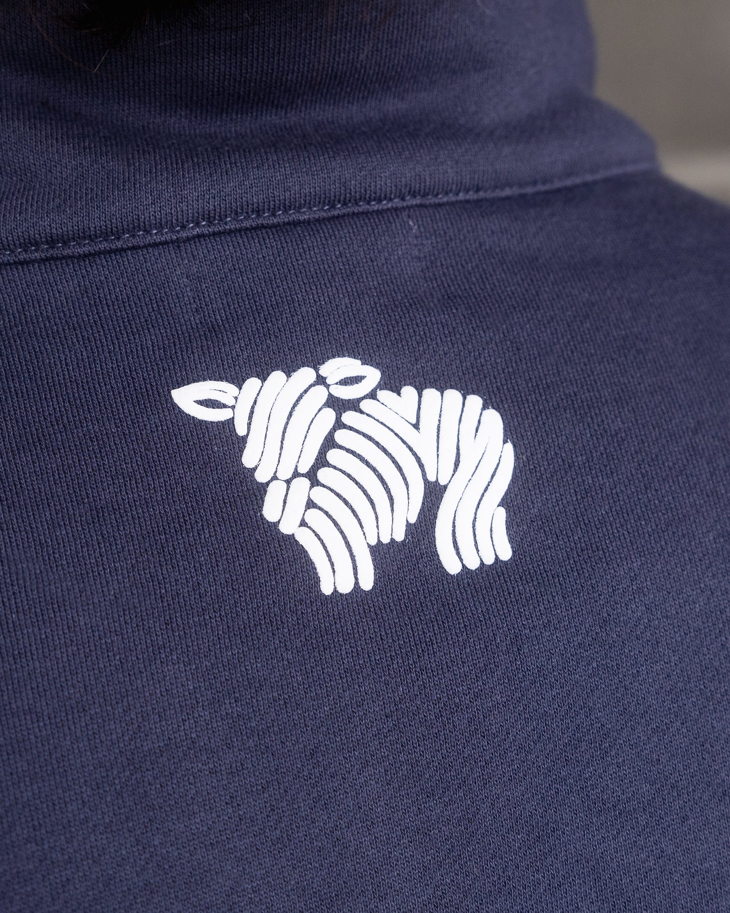 The Sowing Sheep - Quarter-Zip Sweater
