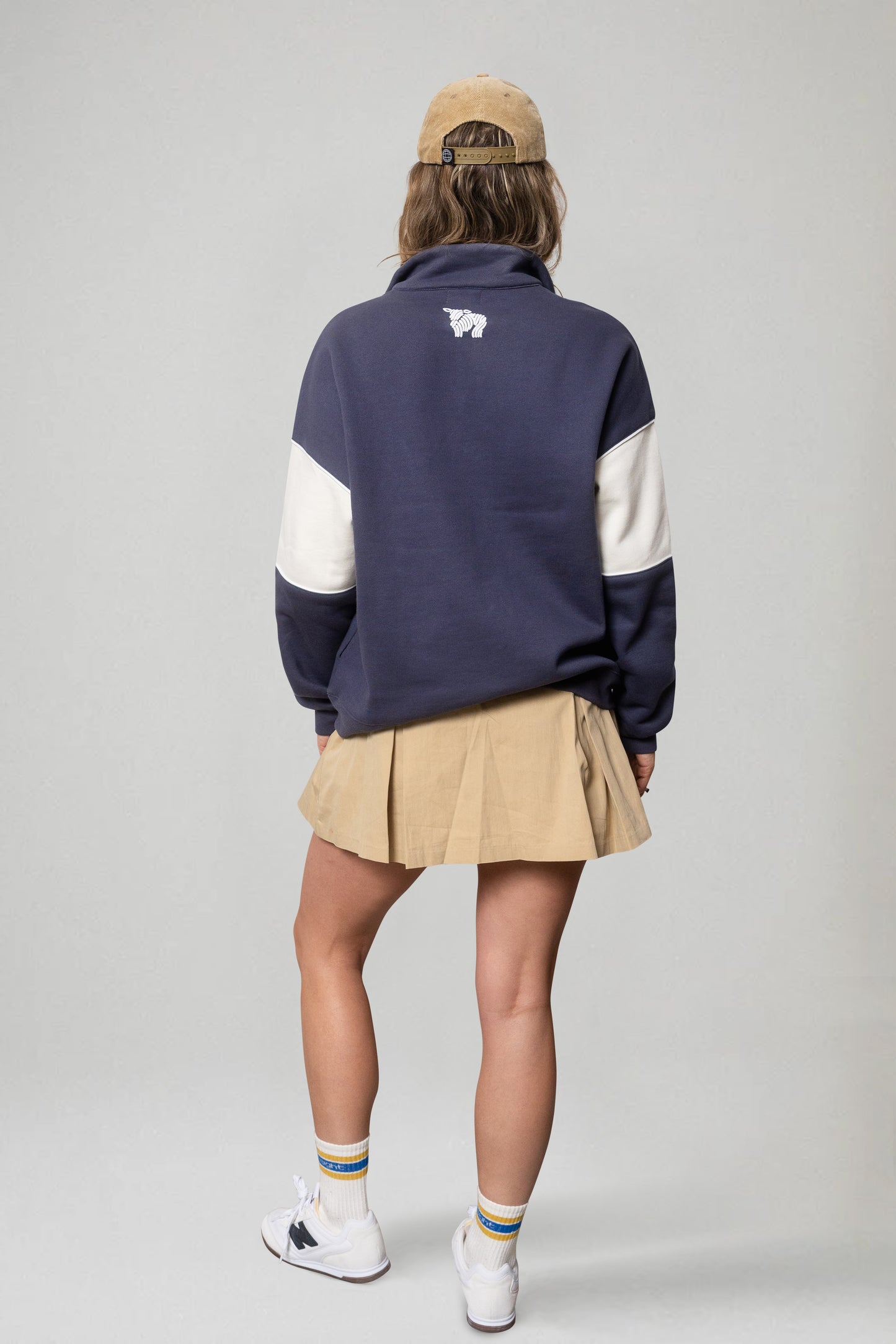 The Sowing Sheep - Quarter-Zip Sweater